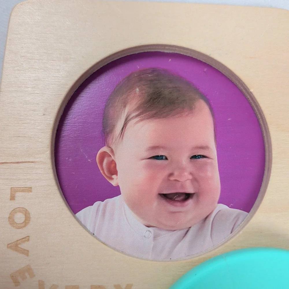 Lovevery Friends Circle Puzzle Wooden Montessori Baby Toy Knob Inspector Kit